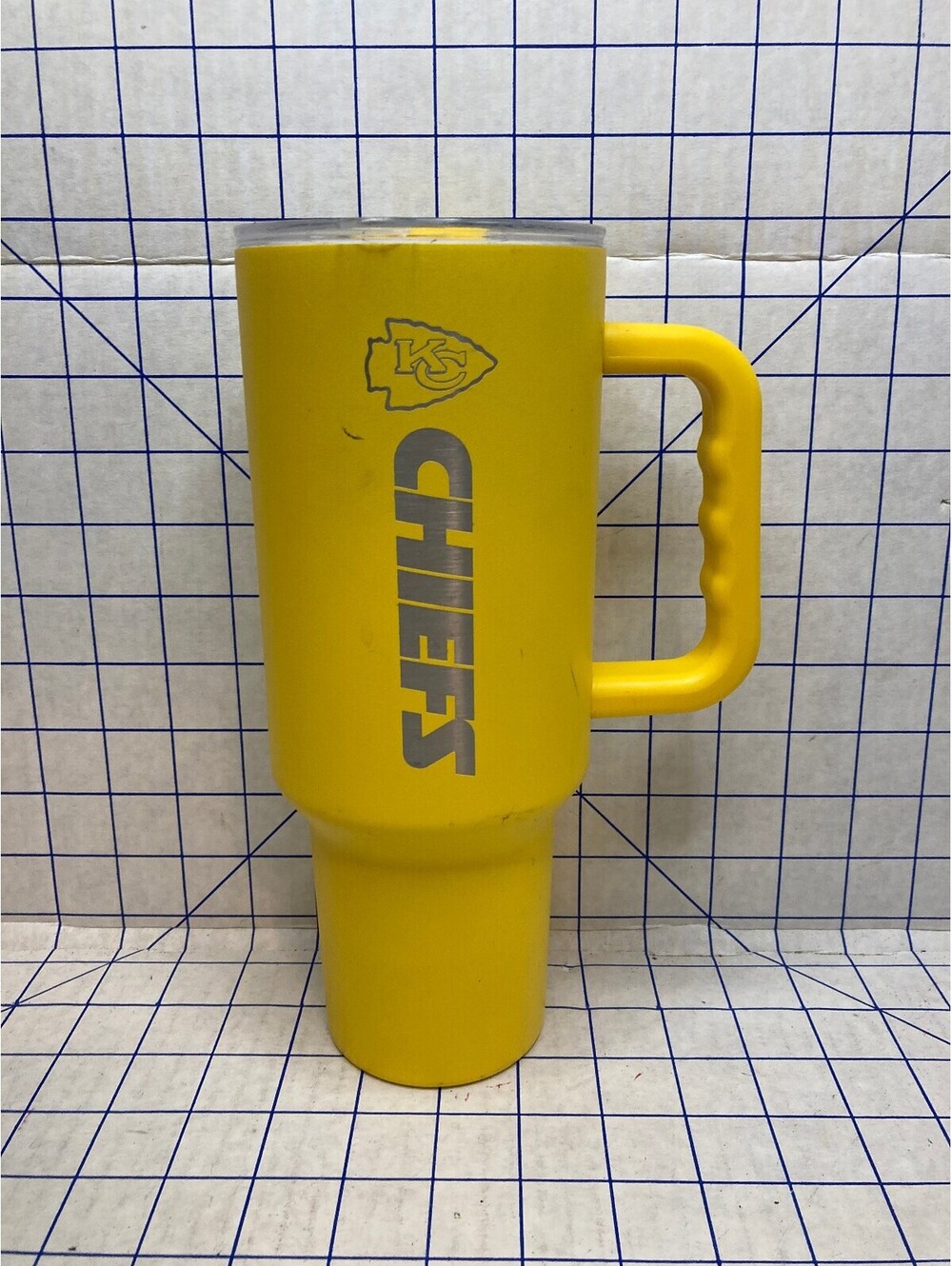 Kansas City Chiefs 40 oz Colossal Stainless Steel Insulated Tumbler Yellow Metal